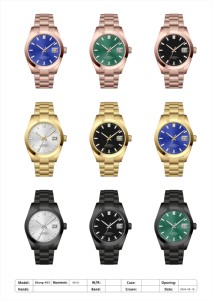 Reloj Automático para Hombre para el Día a Día con Movimiento Mecánico Japonés NH35, Cristal de Zafiro, Resistencia al Agua de 100M y Esfera Luminosa - Product Image 5
