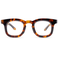 Lunettes rétro rondes unisexes-Monture en acétate robuste | Fait à la main de qualité supérieure avec patine vintage dégradée