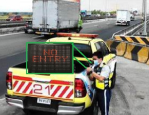 شاشة عرض رسائل LED مركبة على الشاحنة ، شاشة مركبة على السيارة ، <span class=keywords><strong>VMS</strong></span> - Product Image 2