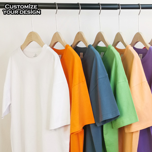 Camiseta de Cuello Redondo 100% Algodón para Hombre, de Alta Calidad, Talla Grande, Impresión Personalizada, Ligera, de Manga Corta, Personalizable, Lisa - Product Image 1