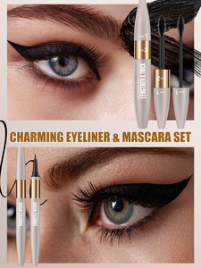 Maquillage des yeux, <span class=keywords><strong>eye</strong></span>-<span class=keywords><strong>liner</strong></span> liquide <span class=keywords><strong>noir</strong></span> imperméable, marque privée, 2 en 1, mascara et <span class=keywords><strong>eye</strong></span>-<span class=keywords><strong>liner</strong></span>, <span class=keywords><strong>eye</strong></span>-<span class=keywords><strong>liner</strong></span> longue durée et kit de mascara - Product Image 4