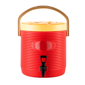 <span class=keywords><strong>Rouge</strong></span> bleu marron Portable Restaurant et café utiliser l'eau chaude garder l'isolation chaude baril de thé au lait - Product Image 2