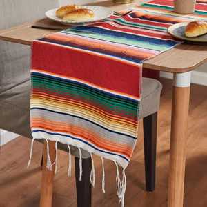Mantel <span class=keywords><strong>de</strong></span> Mesa Estilo Mediterráneo Hecho a Mano Personalizado OEM/ODM, Manta <span class=keywords><strong>de</strong></span> <span class=keywords><strong>Navarra</strong></span>, Poliéster y Algodón, Tejido con Patrón <span class=keywords><strong>de</strong></span> Nuevo México - Product Image 6