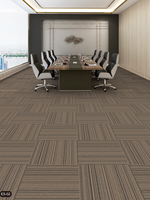 Dalles de moquette ignifugées et amortissantes 50x50, en polypropylène avec support PVC, non toxiques, insonorisantes, pour sols de maison et de bureau