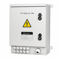 Caja Combinadora Fotovoltaica para Exteriores Chist, 6, 8, 12 Tomas, 3 Fases, 380V, 400V, IP65, Gabinete de Distribución Conectado a la Red