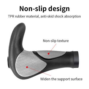 Puños de manillar para bicicleta de montaña Yueli, 22.2 mm, de goma antideslizante, con bloqueo de doble cara, para bicicletas de montaña - Product Image 5