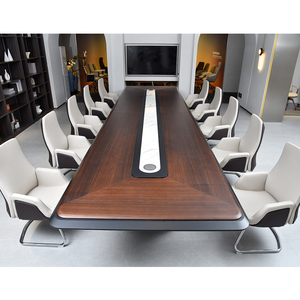 <span class=keywords><strong>Table</strong></span> de salle de conférence au <span class=keywords><strong>design</strong></span> traditionnel Mobilier de <span class=keywords><strong>bureau</strong></span> <span class=keywords><strong>Bureau</strong></span> Salle de réunion <span class=keywords><strong>Table</strong></span> longue de conférence - Product Image 4