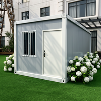 Maison modulaire pliable et extensible portable, construction rapide OEM, mini-villa préfabriquée, conteneur, cabane, bureau, hôtel, design moderne
