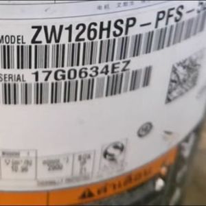 คอมเพรสเซอร์ทำความเย็น HYZL รุ่น ZW096HSP PFS 522 สำหรับเครื่องปรับอากาศ ระบบทำความเย็นและความร้อน - Product Image 3