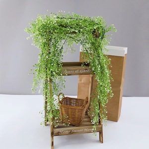 Flores artificiales para colgar en la pared Almirantazgo sauce colgante <span class=keywords><strong>de</strong></span> pared plantas colgantes artificiales Vineman hogar Decoración interior y exterior - Product Image 2