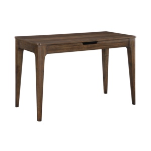 Escritorio de Oficina Curvo de Madera Maciza Clásica Italiana Antigua, Muebles de Escritorio, Mesa de Escritura - Product Image 1