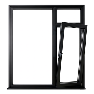 หน้าต่างบานเลื่อนอลูมิเนียม Foshan French หน้าต่างบานเปิด - Product Image 1