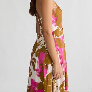 <span class=keywords><strong>Aloha</strong></span> <span class=keywords><strong>Hawaii</strong></span> personalizzato con stampa floreale 100% Rayon scollo a V stile Casual Maxi abito Casual da vacanza - Product Image 6