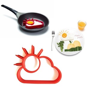 Moule à omelette pour le petit-déjeuner, moule à œufs en silicone, anneau à crêpes, outil de cuisson, accessoires de cuisine DIY, gadget, moule à œufs frits - Product Image 3