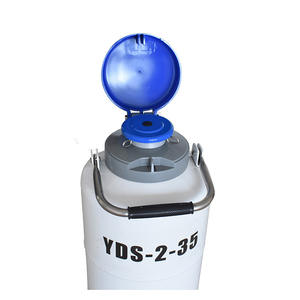 液体窒素デュワー 2リットル 冷凍保存タンク アルミニウム合金製 牛精液農場向け - Product Image 3