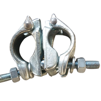 Raccord double forgé Q235B de style britannique EN74 BS1139 pour échafaudage, norme BS