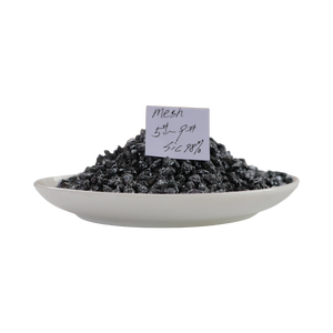 Polvere di Carburo di Silicio Nero 5 Mesh 9 Mesh per Levigatura di Precisione Lucidatura Forno Carburo di Silicio - Product Image 1