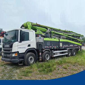 รถปั๊มคอนกรีตติดตั้งบนรถบรรทุกมือสอง ปี 2020 ยี่ห้อ Zoomlion รุ่น 62X6RZ โครงรถ Scania 8X4 62 เมตร ขาย - Product Image 2