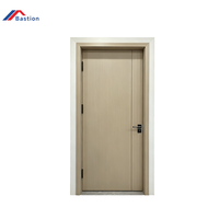 Puerta Interior de Madera Sólida Posmoderna con Acabado Personalizado en Color para Oficina y Patio