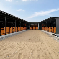 Box de Luxe Européen pour Chevaux avec Toit – Abri Portable Sûr pour Centre Équestre et Ferme