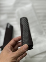 Couverture de poignée de frein à main en fibre de carbone véritable pour BMW F22 E46 E90 E92 E60 E39 F30 F31 F32 F34 F35 F10 F20 F80 F82