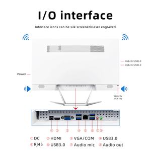 Ordinateur de bureau tout-en-un de jeu de marque OEM de 23,8 pouces, processeur double cœur I3-I7, design monobloc avec écran LCD - Product Image 5