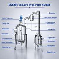 Équipement de récupération d'alcool électrique en acier inoxydable, concentrateur sous vide, chauffe-évaporateur pour aliments, boissons et jus