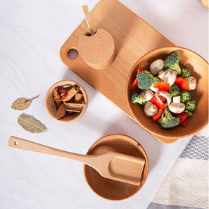 Spatule creuse multifonctionnelle en bois de qualité supérieure pour la cuisine domestique, 30 x 6 cm - Product Image 4