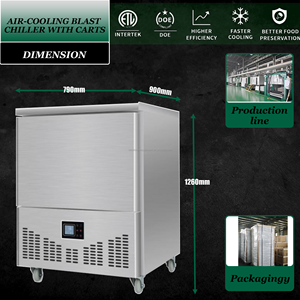 ตู้แช่แข็งแบบเร่งด่วน 5 ชั้น -40 องศา สำหรับเกี๊ยวและเนื้อสัตว์ ตู้แช่แข็งแบบเร่งด่วนสำหรับอุตสาหกรรมและพาณิชย์ - Product Image 3