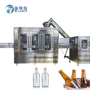 Reliable Wholesale 4000BPH Stable Operation Full Automatic Mineral Price Glass Bottle Water Filling Machine