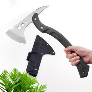 Tactical Pointed <b>Axe</b> Carbon Steel Head Plastic <b>Handle</b> Survival Tomahawk Industrial Grade Outdoor Use - Product Image 4