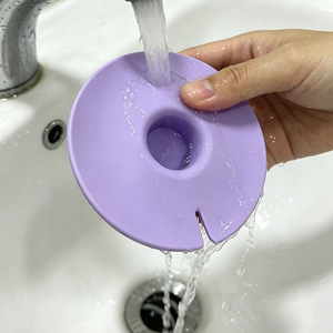 Nắp cốc silicon có ngăn đựng túi trà & nút chống nóng, giữ chắc dây lọc trà & ngăn ngừa bỏng, nắp đậy cốc cà phê/trà - Product Image 4