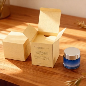 กล่องกระดาษสี่เหลี่ยมทำจากวัสดุรีไซเคิลรักษ์โลก พิมพ์โลโก้ตามสั่ง สี่สี เคลือบยูวี เคลือบด้าน  ขั้นต่ำในการสั่งซื้อน้อย - Product Image 1