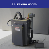 Machine de dégraissage laser à fibre portable haute puissance pour sac à dos, outil de décapage de peinture et de dérouillage pour acier inoxydable et pierre
