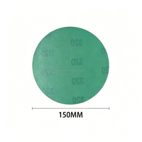 Feuilles abrasives professionnelles en film polyester vert de 6 pouces (150 mm) pour le polissage des métaux automobiles