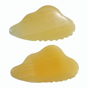 Planche de massage en pierre jaune avec picots pour le visage – Outils de beauté - Product Image 5