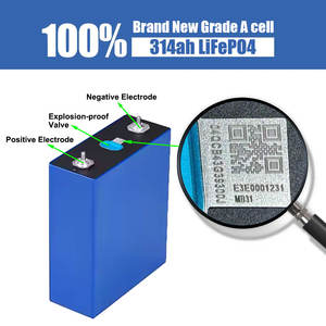 Eu מלאי משלוח חינם 16 pcs <span class=keywords><strong>48v</strong></span> 314ah evm31 330ah 16kwh lifepo4 חבילת סוללה עם חתיכים מערכת אחסון אנרגיה הביתה - Product Image 4