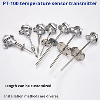 Sensor Suhu Pt100 Platinum Thermal Resistance Coupling Transmitter Anti Ledakan 4-20ma Suhu Tinggi