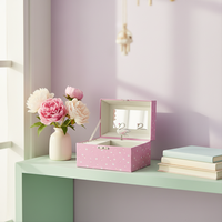 Caja Musical Giratoria con Forma de Cisne Grande, de Papel Ecológico Yiyu, con Forro de Terciopelo, Caja de Joyería Musical, Decoración para Dormitorio