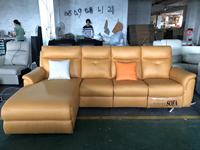 Sofá Reclinable de Cine en Casa de Lujo para Sala de Estar con Consola y Portavasos, Tela de Alta Calidad, 2025