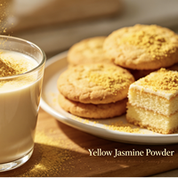 Poudre de jasmin instantanée, arôme floral premium pour smoothie, latte, complément alimentaire