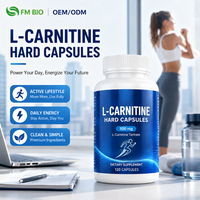 Complément Alimentaire Quotidien pour Adultes : Capsules de L-Carnitine à Marque Blanche, Prêtes pour la Vente en Gros