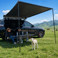 Tente latérale de voiture en tissu Oxford triple couche quatre saisons, ouverture automatique, imperméable, universelle, pour camping, pique-nique, et voyages en voiture
