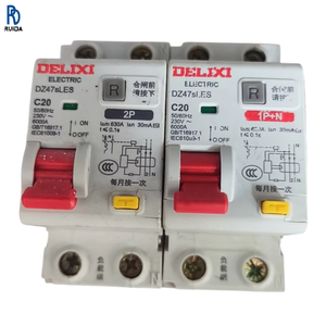 Interruptor Diferencial Residual DZ47SLES RCBO 1P+N, Dispositivo de Seguridad Eléctrica contra Sobrecarga y Fugas, Miniatura para Programación PLC 1 - Product Image 1