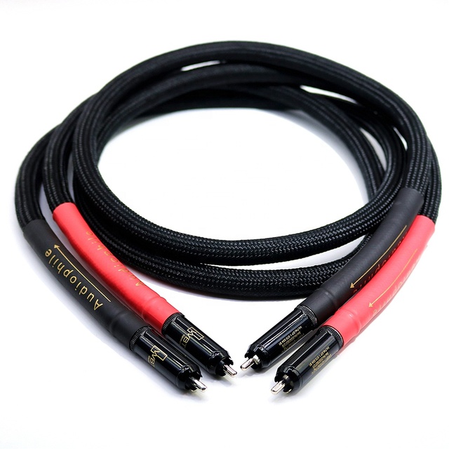 Audiophile HIFI RCA Cable YIVO XSSH Audio DIY OEM 8mm Dia. PCOCC Core PVC Case Amplifier High Quality Signal Cord