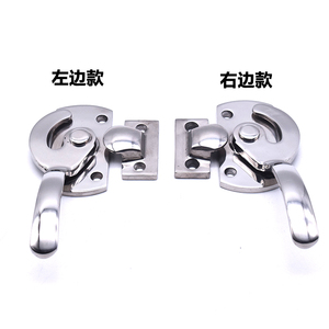 Poignée de porte industrielle en acier inoxydable 304, loquet de serrage scellé de précision pour équipement de boîtier - Product Image 1