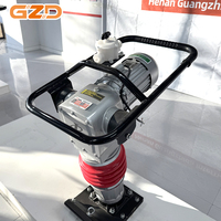 Pilon vibratoire électrique GZD, moteur 3KW, 65kg, 220V 380V 110V, couleur personnalisée, compacteur de sol robuste