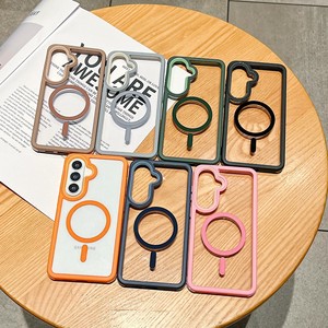 Funda para Teléfono Móvil <span class=keywords><strong>Samsung</strong></span> S26ULTRA, Carcasa Acrílica con Succión Magnética, Transparente, Tres en Uno, Marco Protector Anticaídas A57 - Product Image 1