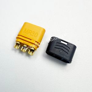 Connettore a proiettile Amass MR30-F/MR30 placcato oro con guaina, accessorio per stazione di alimentazione e attrezzature elettriche per motori CC, prodotto in Cina - Product Image 4