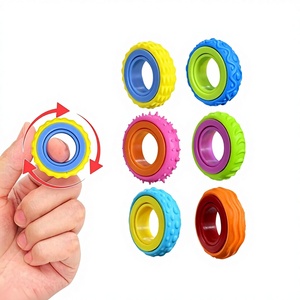 Cross-Border New Children's Rotating Spinning Sensory <b>Ring</b> Gyro <b>Stress</b>-Relief Silicone Toy Model 3223 - Product Image 4